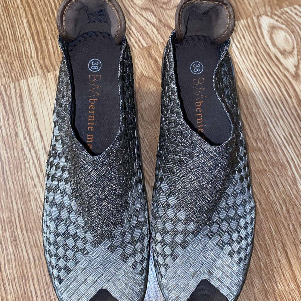 B. Makowsky Woven Slip-On Shoes